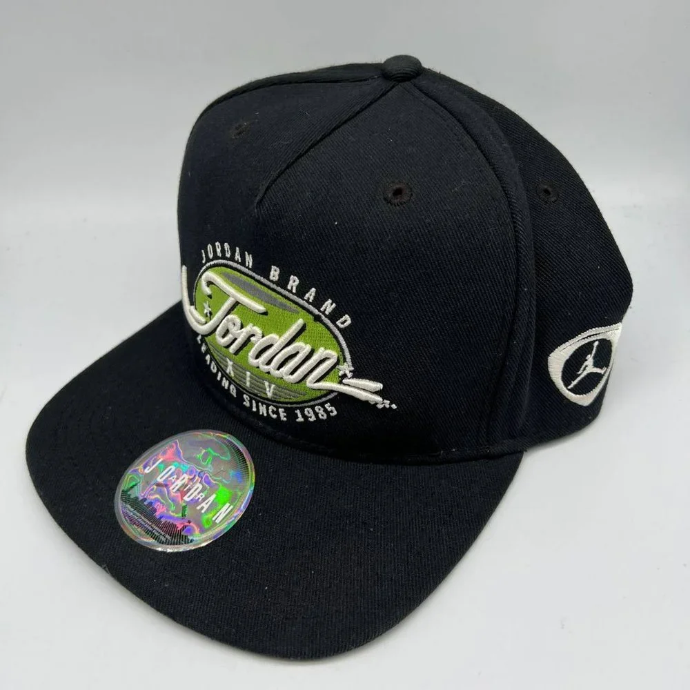 Air Jordan XIV Trophy 23 Jumpman Hat‎ Snapback Cap Black Men